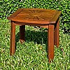 Teak Type Hardwood Side Table