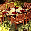 Teak Garden Patio Butterfly Dining Table