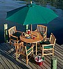 Eucalyptus Wood Chair Set - One Pair