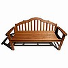 Teak Finish Lutyens 66" Garden Patio Bench