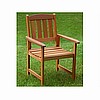 Teak Finish Patio Armchair