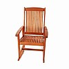 Teak Finish Rocker Rocking Chair