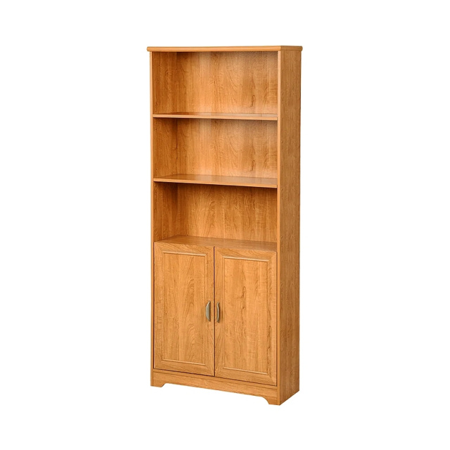 Craftsman Shaker Maple Bookcase Library With Doors