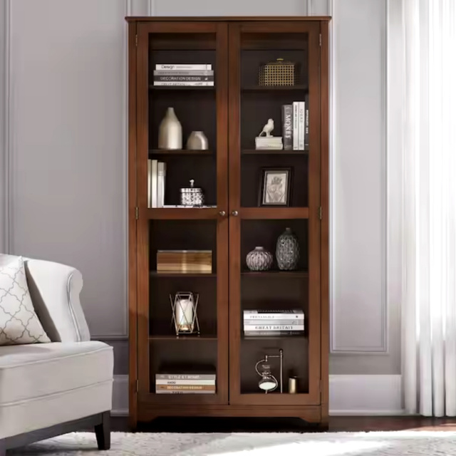 Mission Craftsman Shaker Cherry Barrister Bookcase