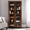 Mission Craftsman Shaker Cherry Barrister Bookcase